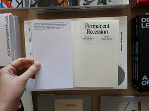 Permanent Recession: a Handbook on Art, Labour and Circumstance