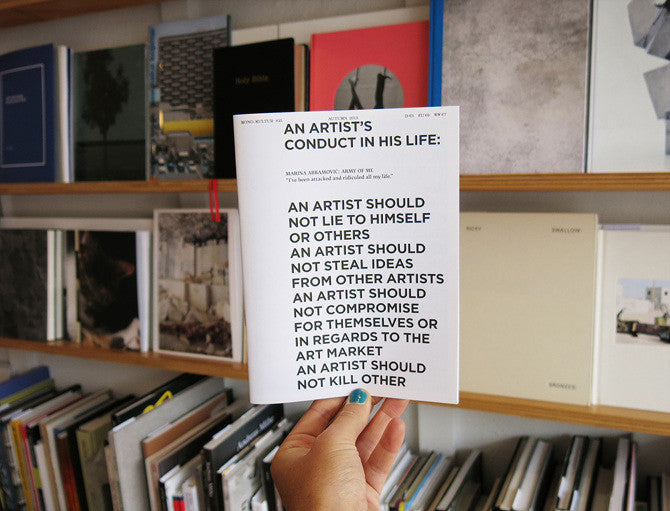 mono.kultur #35 Marina Abramovic