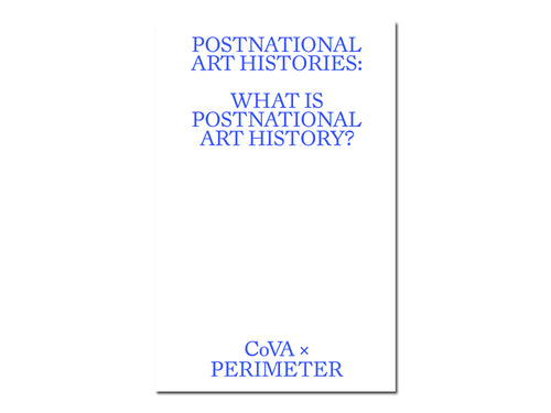 What is Postnational Art History?