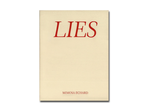 [FORTHCOMING] Mimosa Echard: Lies