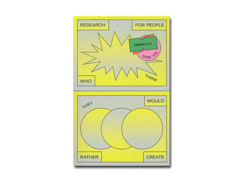 Dirk Vis – Research For People Who (Think They) Would Rather Create