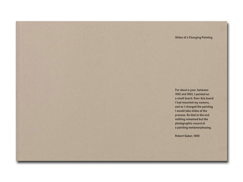 Robert Gober – Slides of a Changing Painting
